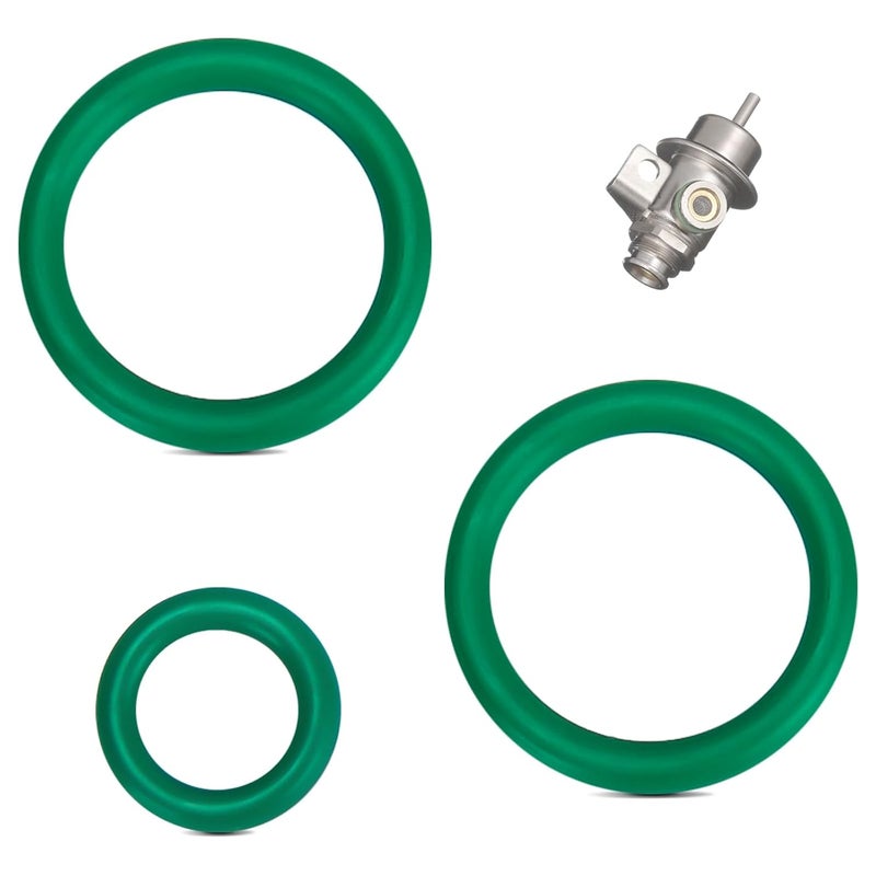 Antrys 17113552 Fuel Injection Fuel Rail O-Ring Kit for 1999-2007 GM Vehicle Chevrolet, GMC, Pontiac and Oldsmobile, Fuel Rail Seal to Prevent Fuel Leaks and Restore Engine Efficiency (3 O-Rings) - Image 1